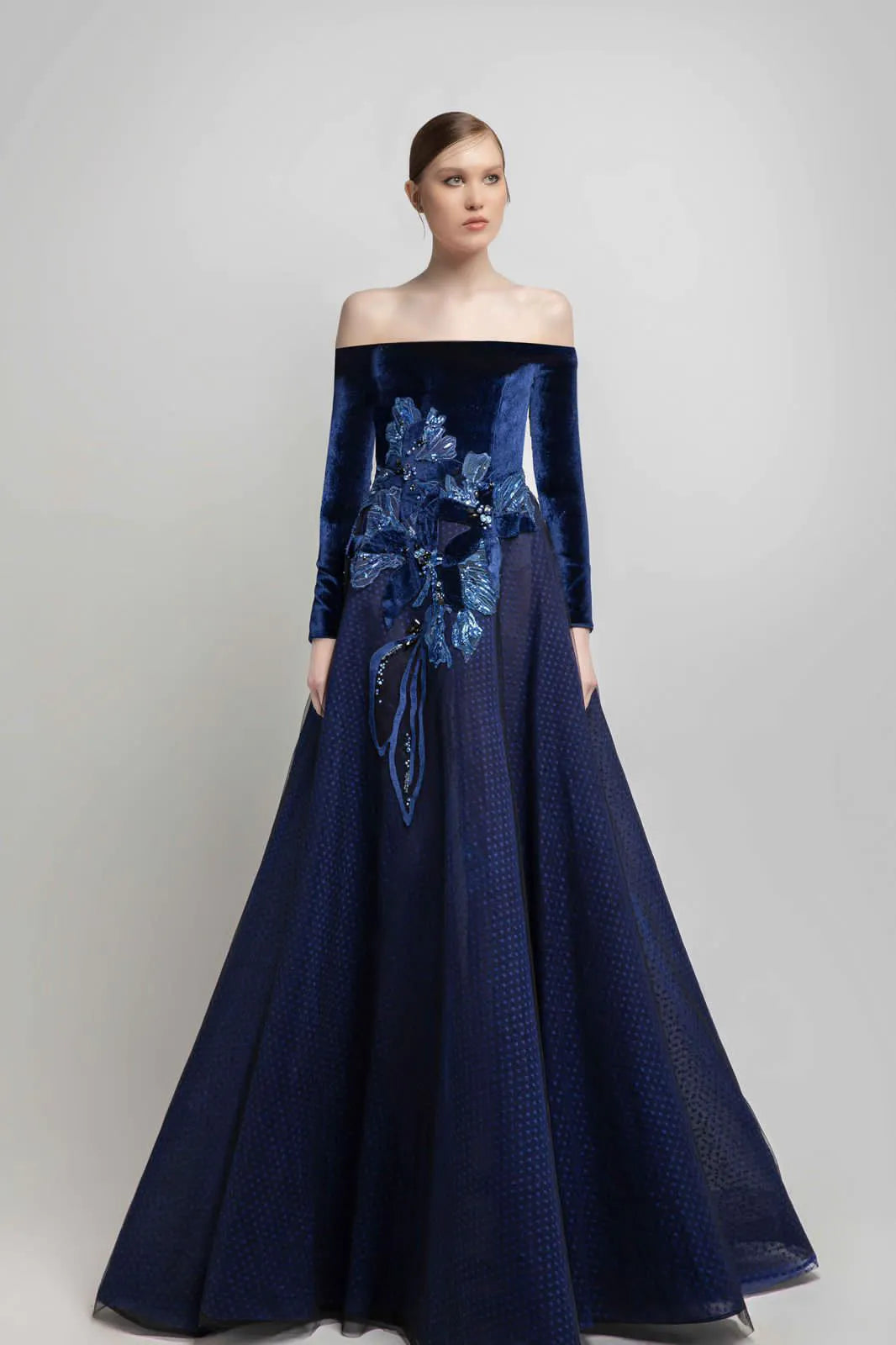 Off Shoulder Long Dress