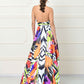 Sleeveless Print Dress